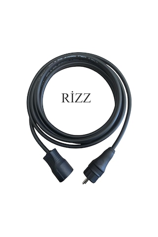 Tekli Siyah Renk 3x1.5 Mm Cca Ttr 25 Metre Topraklı Kauçuk Seyyar Elektrik Kablosu 1