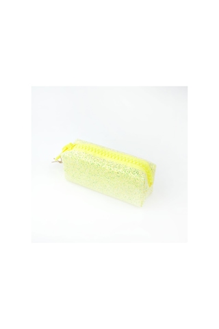 Unicus Big Zip Swarovski Taşlı Pastel Neon Kalem Kutu Uncs-955 Çok Renkli