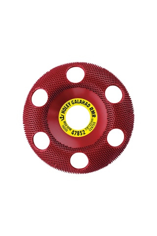 King Arthur's Tools 47852 Rmr Holey Galahad Orta Kırmızı Törpü Disk