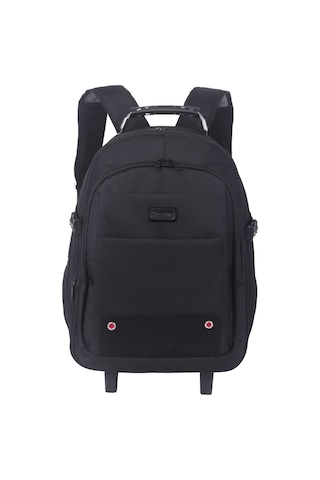 Classone Tekerlekli Trolley Trol-vıp100 17,3 , 15,6,14 Tekerlekli Laptop Sırt Çantası Siyah