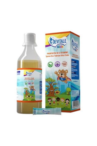 Devitale Kids Prebiyotik Ve C Vitamini Içeren Sıvı Takviye Edici