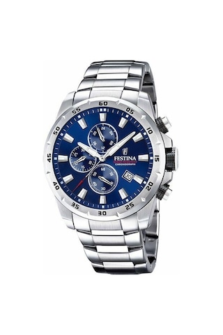 Festına F20463/2 Chrono Sport Erkek Kol Saati Gümüş
