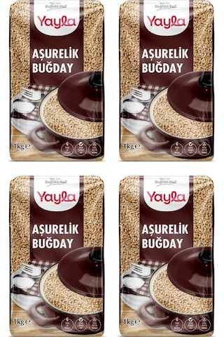 Yayla Bakliyat Aşurelik Buğday 1 Kg X 4 Adet