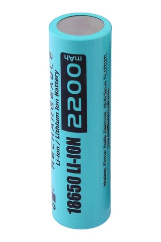 Orion 2200 mAh 3.7 V Başsız 18650 Li-Ion Şarj Edilebilir Pil