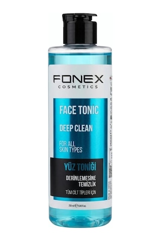 Fonex Derinlemesine Temizlik Tüm Cilt Tipleri İçin Yüz Toniği 250 Ml Mavi