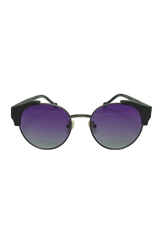 Burlington Mod.5355 C.82 Ekartman 52-18 Siyah Gri Kadın Güneş Gözlüğü Siyah
