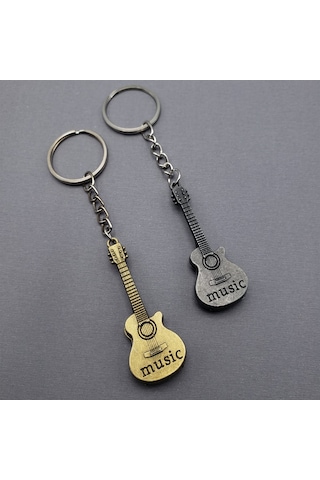 Metal Gitar Anahtarlık Metal Gitar Anahtarlık