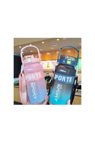 Sport Su Matarası 1600 Ml Bpa İçermez Alk2962 Evimdeyokyok Çok Renkli