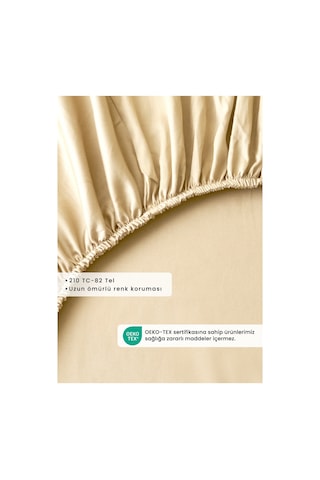 Bella Maison Premium Tencel King Size Lastikli Saten Çarşaf 180x200x35 Yeşil