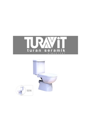 Turavit Alize Kanallı Arkadan Çıkışlı Klozet Takım