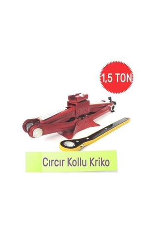 Emn Oto Kriko Cırcır Kollu Makas Kaldırma Akordiyon 1,5 Ton