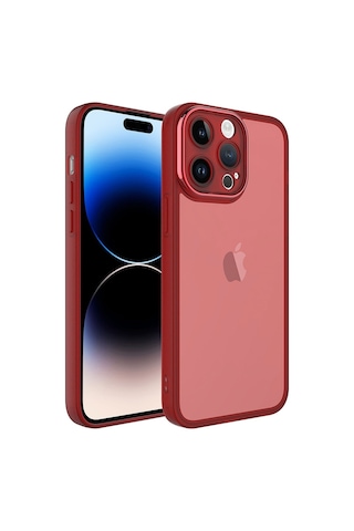 Apple Uyumlu iPhone 14 Pro Kılıf Kamera Korumalı Transparan Zore Post Kılıf