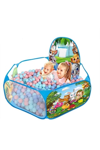Katlanabilir Top Havuzu 100 Adet Havuz Top Potalı Oyun Parkı Kolay Kurulum ,taşınabilir Tasarım