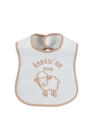Civil Baby Annesi'nin Minik Kuzusu Nakışlı Mama Önlüğü - Standartstandart Standart