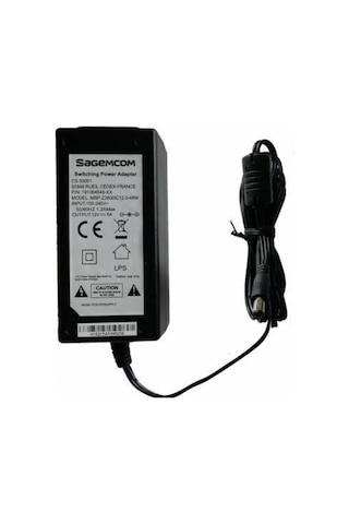 Sagemcom 12V 5A Adaptör(Power Kablosu Dahil)