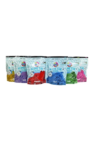 Mammacomica Dough Kinetik Kum 6 Lı Set - 6 X 500 Gr Mammacomica Dough Kinetik Kum 6 Lı Set - 6 X 500 Gr