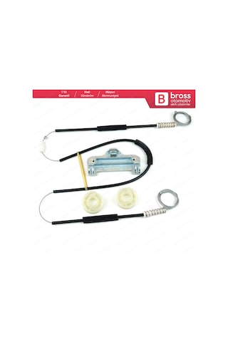 BMW 5 E39 1996-03/1999 4/5 Kapı İçin Arka Sol Cam Kriko Tamir  Set