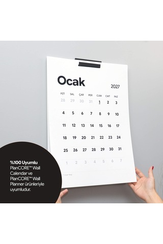 Domirus Plancore Wall Bracket Duvar Takvimi Askı Aparatı Siyah