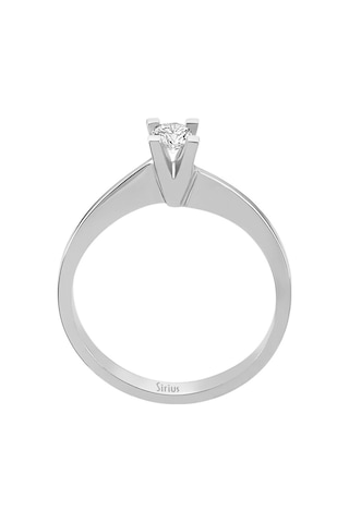 Sirius G Renk 0,18 Ct Pırlanta Tektaş Yüzük 0815R0082