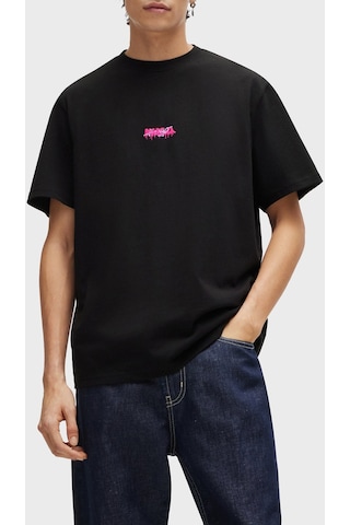 Hugo Erkek T Shirt 50509966 001 Siyah SIYAH Siyah
