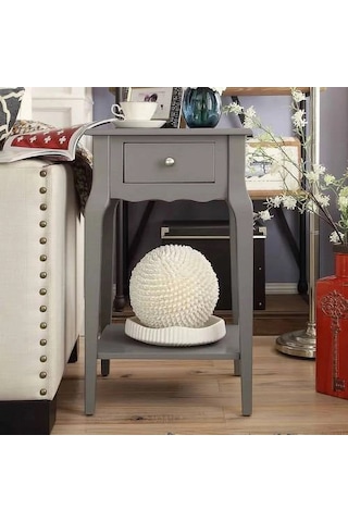 Wooding Masif Gri Lake Bonamy Komodin - Yan Sehpa