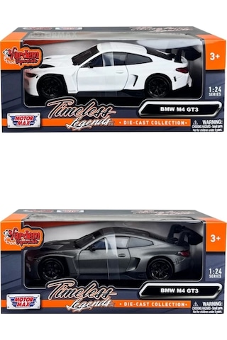 Motormax 1:24 Bmw M4 Gt3 , Beyaz