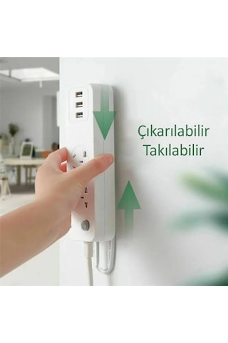 6'lı Yapışkan Kızaklı Askı Aparatı Eşya Kablo Priz Sabitleyici Tutucu Organizer Ev Ofis