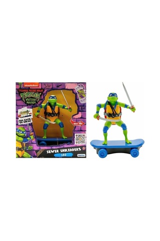 Tu814001 Tmnt Ninja Kaplumbağalar Çek Bırak Kaykay Figür - 71055