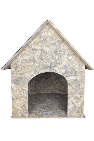 Reyo Köpek Kulübesi Büyük Boy Osb Xl Kırmızı Çatılı100x100x78 Cm