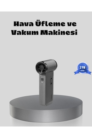 Şarjlı 130000 Rpm Hava Üflemeli Ve Vakumlu Araç Ev Temizlik Makinesi