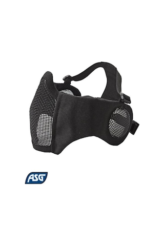 Asg Kulak Ve Ağız Korumalı Siyah Airsoft Maske