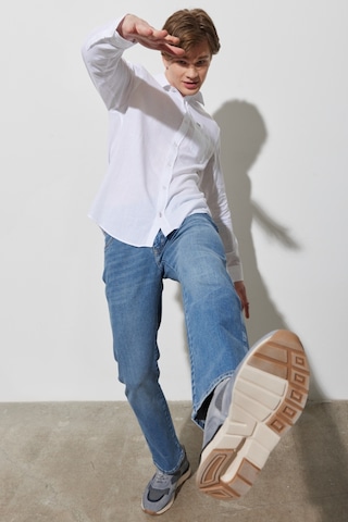 Wrangler Texas Straight Fit Normal Bel Denim Esnek Jean Kot Pantolon Mavi
