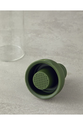 Boty Borosilikat Detoks Şişe 450 Ml Yeşil