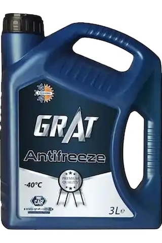 Grat Premium Mavi Antifriz 3 Lt Konsantre -40 Derece