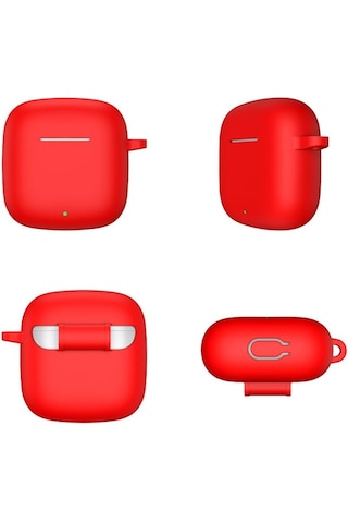 Huawei Freebuds Se 2 Uyumlu Yumuşak Silikon Kılıf+kanca Açık Mavi