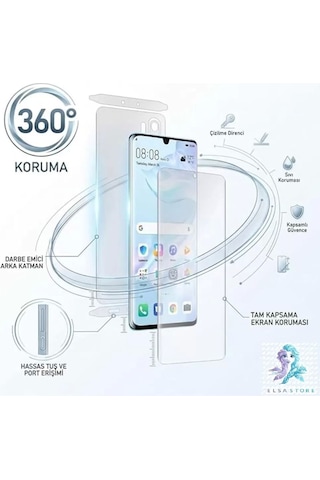 One Plus Ace 2v Nano Ekran Koruyucu Hd + Hd Full Arka Kaplama Dayanıklı Extra Koruma - Elsastore
