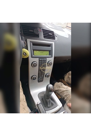Volvo S40/V50/C30 2003/2009 Full Set, Gümüş Gri Konsol Maun Kaplama (Gümüş Gri)