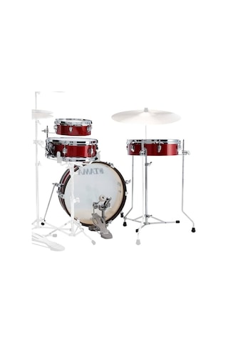 Tama Ljk48p-brm Club-jam Pancake Burnt Red Mist 4 Parça 18b/10t/13f/12s Akustik Davul Seti