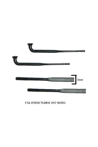 Fsa Vision Team30 285mm Arka Ruble Tarafı Ds 2 Adet My17 Siyah