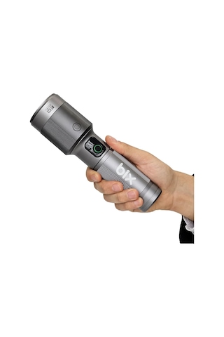 Flashlight Bx5101fl 60w Led, Max. 2300 Lümen Parlaklık Ve 850 Metreye Kadar Uzun Menzilli, Şarj Edilebilir, Led Güç
