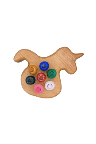 Boncuk Dizme Oyunu Ahşap Unicorn