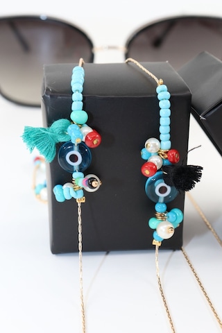 Gold Nazar Boncuklu Gözlük Ipi. Kadın Gözlük Zinciri. Gözlük Ipi. Gözlük Ipi Askısı. Gözlük Zinciri. Gold