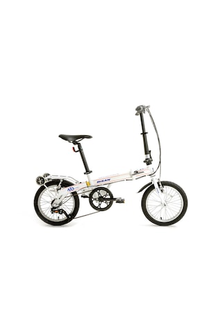 Bisan Fx 3800 Katlanır Bisiklet 28cm V Fren 16" Beyaz Turuncu Beyaz - Turuncu