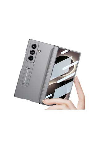 Galaxy Uyumlu Z Fold 8 Ultra Kılıf M-magnet Kılıf Gri