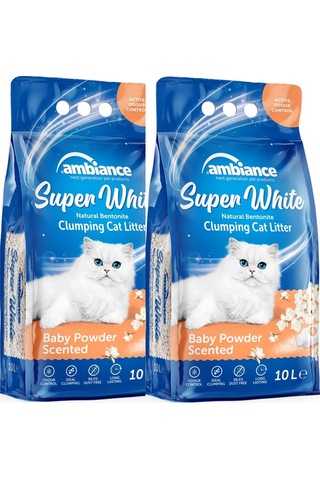 Ambiance Pudralı Kedi Kumu 2 x 10 L