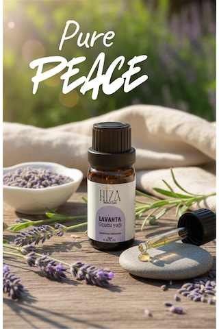 Hiza Herbal Care %100 Doğal Lavanta Yağı İntermedia 10 ML