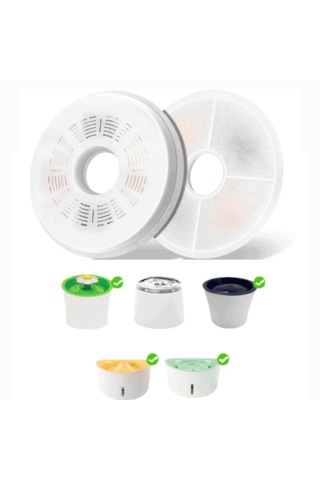 Ecronicword Evcil Hayvan Su Dağıtıcı Filtre Kartuşları 8'li F17