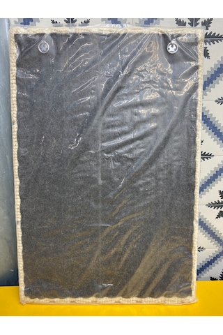 Pure Dikey Çizgi Desenli Krem Bej Tablo 60x90