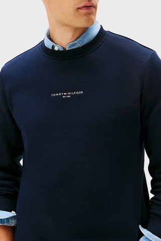 Tommy Hilfiger Erkek Sweat Mw0mw33639 Dw5 Lacivert Lacivert