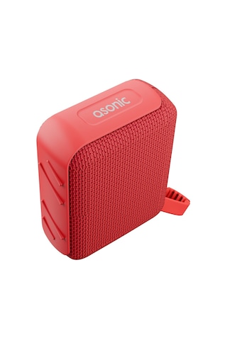Asonıc As-03k Kırmızı Bluetooth Destekli 5w 1200mah Type-c Speaker